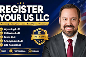register wyoming, delaware, texas llc, new mexico and california anonymous llc