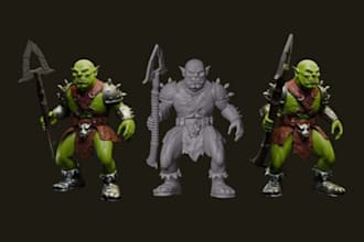 sculpt 3d miniatures model 3d figurine dnd tabletop warhammer 40k for 3d print
