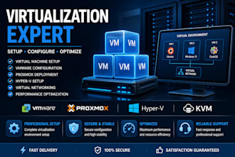 set up virtual machines and virtualization environments