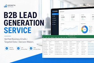 provide targeted b2b lead generation and verified email list, lead scraping
