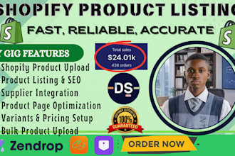 do shopify product upload via zendrop autods cjdropshipping for shopify store