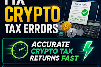 fix crypto tax errors and file accurate crypto tax returns fast