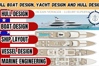 design and review boat design, yacht design, ga plan and hull design specialist