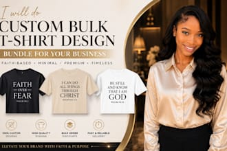 do bulk christian t shirt design or christian bible verse t shirt design