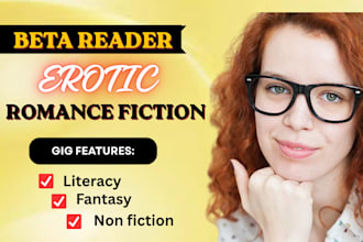 beta read literacy fiction romance fiction horror or erotic story beta reader