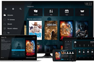 customise and develop a professional iptv app with admin panel