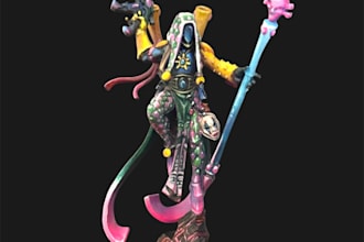 paint unique fantasy and rpg miniatures by hand