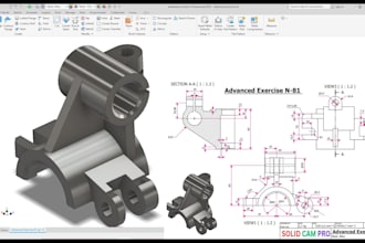 do parametric 3d cad models, technical drawing and industrial design