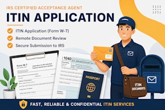 apply your itin number individual taxpayer identification number as an irs caa