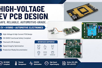 high voltage ev pcb design, signal thermal optimization for automotive systems
