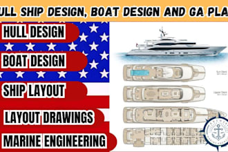 do ship design, marine engineering, boat design, ga plan and layout drawings