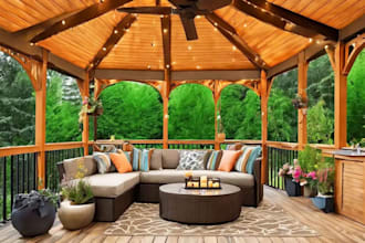 design backyard patio pergola gazebo and outdoor living space