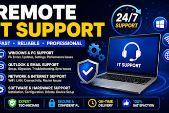 fix windows, network and IT issues remotely