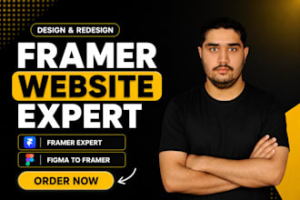 design framer website, framer landing page, figma to framer