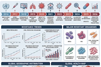 create scientific infographics and medical illustrations as an mbbs doctor