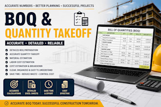 do boq quantity takeoff and construction cost estimation