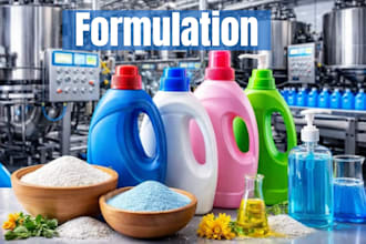 develop laundry detergent and cleaning formulation as a cosmetic chemist expert