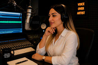 record authentic american voiceover explainer voice narration female voiceover