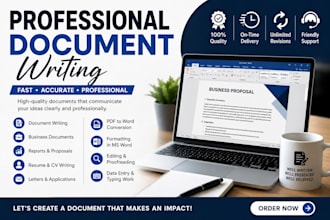 write professional documents, reports, and letters
