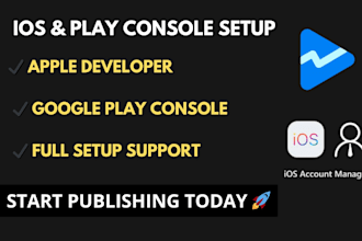 help to create IOS and console account setup