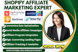 setup shopify affiliate marketing uppromote bixgrow referral candy referrly yuko