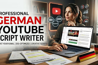 write high quality german scripts for youtube automation