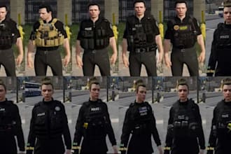 create custom fivem clothing, kuttes mc, mc vest, biker clothing fivem gang vest