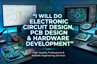 do electronic circuit, pcb and hardware development