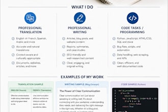 translate , pro writing ,and code task