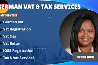 do german tax filing, german vat registration, bookkeeping for eu and non eu
