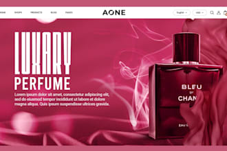 design perfume website perfume fragrance website perfume shopify cologne store