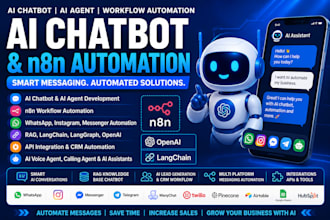 n8n ai agent n8n ai chatbot workflow automation ai voice agent whatsapp chatbot