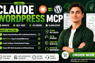 migrate claude wordpress mcp to self hosted wordpress fix error plugin setup