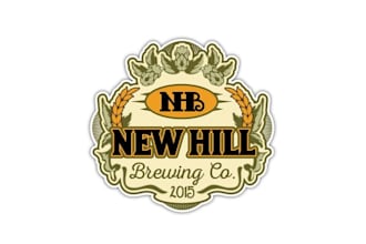 make particular grabbing logo for new hill brewing company