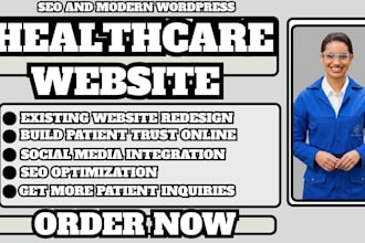 healthcare website, medical website design, clinic website, doctor website