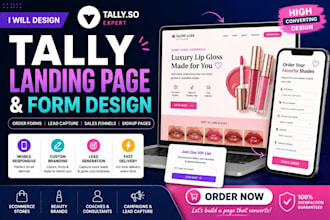 create form page landing page order form survey page lead capture via tally