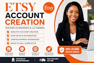 create verified etsy seller account etsy store setup etsy shop creation
