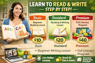 teach you how to read and write