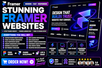 setup framer website, framer landing page developer, figma to framer expert