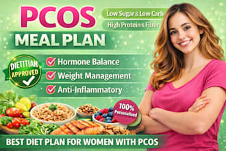 create professional medical pcos, pregnancy meal plans