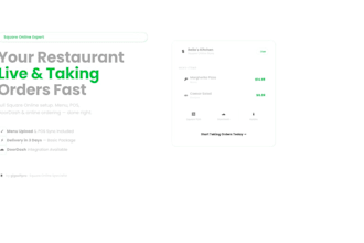 set up your square online restaurant store with menu and pos