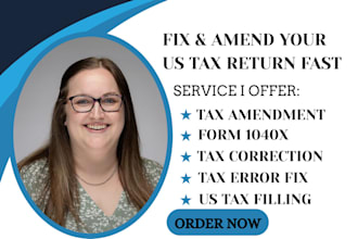 amend and fix irs tax return errors using form 1040x professionally