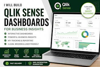 build interactive qlik sense dashboards for business insights