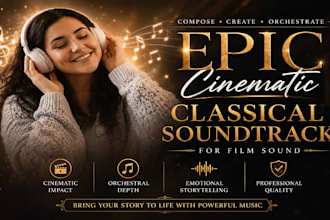 compose create orchestra epic cinematic classical soundtrack opera music trailer