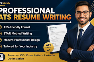provide pro ats resume service and linkedin optimization