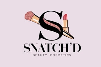 design cosmetics beauty brand company logo