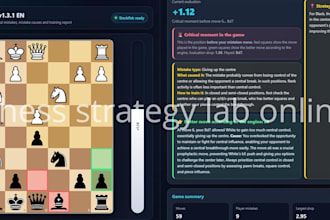 be your 2400 elo chess coach and video analyze your games using my program
