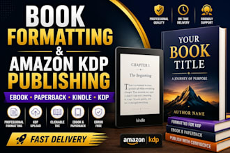 publish your ebook and paperback on amazon KDP