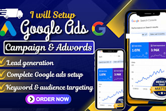 setup google ads campaign for dental website, massage and gym, to generate leads