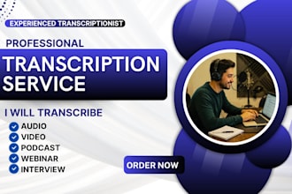 transcribe audio video transcription podcast transcript youtube in 24 hours